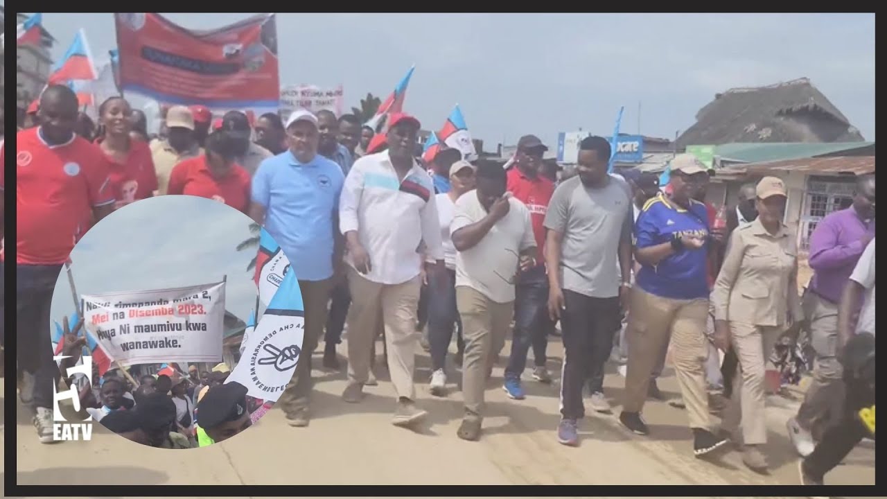 VIDEO MBOWE AKIONGOZA MAANDAMANO KUTOKA MBEZI STAND YA MAGUFULI KWA video-mbowe-akiongoza-maandamano-kutoka-mbezi-stand-ya-magufuli-kwa