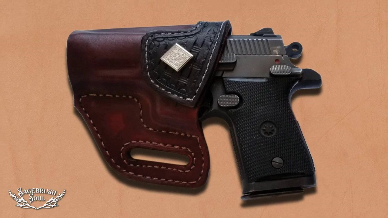 Belt Side Holster For Star Firestar M40 3.4" - Right/Left Hand OWB Holster With Magazine Pouch