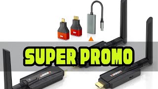 5G 200M Wireless HDMI Transmitter and Receiver Laptop PC TV Meeting Projection Audio Video Display screenshot 3