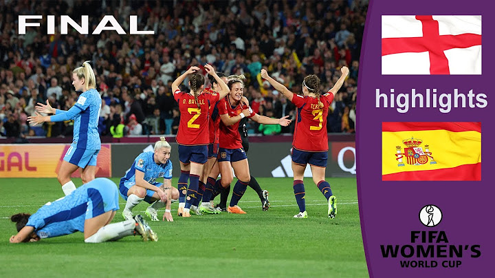 England vs Spain – Spain Makes History by Beating England in the Final!
