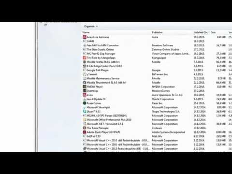 Video: Kako Ukloniti Programe S Računala