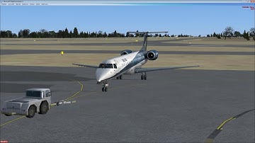 FSX FeelThere ERJ 135/145 FMS/FMC Walkthrough 2nd "Official Intro Flight"