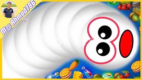 Worm Zone.io Game // Samp wali game🐍 2024 Slither Snack video// Snack game 2024 Ran san moi