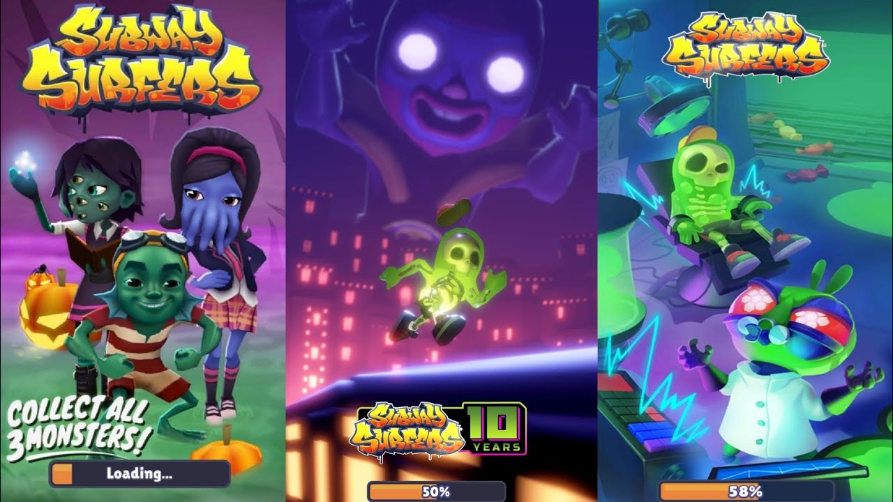 Subway Surfers Halloween Special : Cambridge Halloween 2021 🆚 Mexico 2022 ☠️⚰️ 🆚 Haunted Hood 🍬 2024