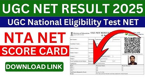 UGC NET 2025 RESULT OUT 🔥 UGC NET JUNE 2025 RESULT । UGC NET FINAL ANSWER KEY & CUT OFF 2025 । NET