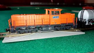 TRIX / MINITRIX RAG cargo train, N gauge 1/160. TRIX / MINITRIX RAG cargo train, N gauge 1/160.