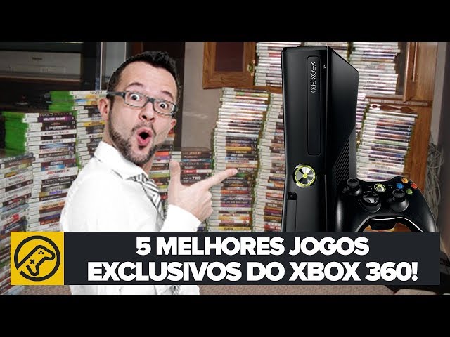 5 MELHORES EXCLUSIVOS DO XBOX 360! 
