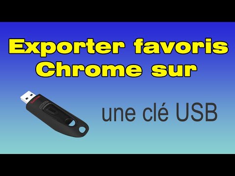 Vidéo: Comment copier mes favoris sur une clé USB ?