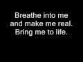 Evanescence - Wake Me Up Inside (Bring Me To Life) W/ Lyrics