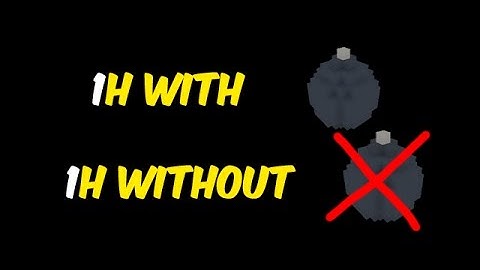 Flux from 1h of mining with bombs VS 1h of mining without bombs