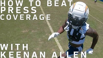 Keenan Allen Uses GoPro to Teach How to Break Press Coverage | NFL