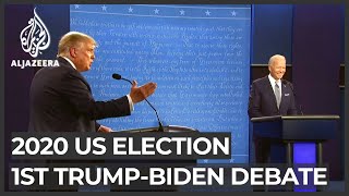 Trump, Biden battle in ‘ugly’ first US election debate