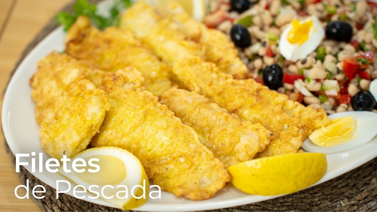 Filetes de Pescada com Salada de Feijão Frade | Ideal Para a Ementa Semanal!