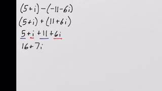 Lecture 5B: Adding, Subtracting, and Multiplying Complex Numbers