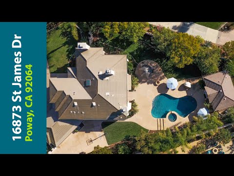 16873 St James Dr, Poway, CA home video tour
