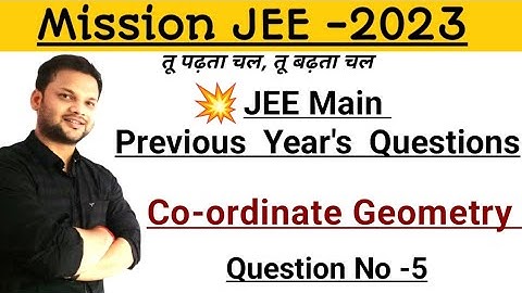 | 2 D Geometry |(Question No.-5)  #jee_main_previous_year_question_ssolution_series #justmathsejee