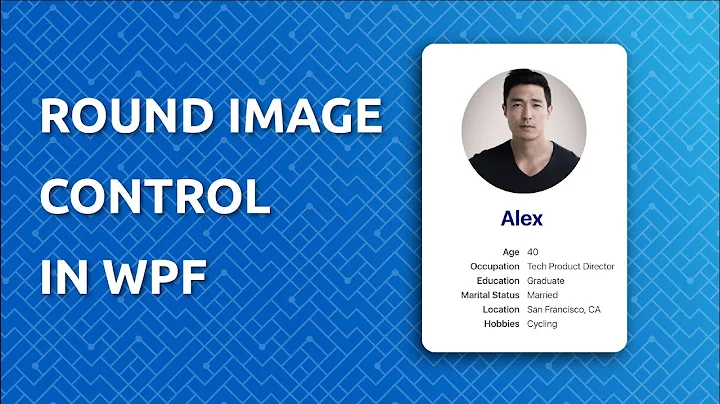 Round Image Custom Control [WPF]