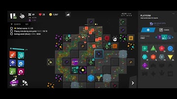 Infinitode 2 | Boss Constructor, 3 stars, low level researches (showing at the end of the video)