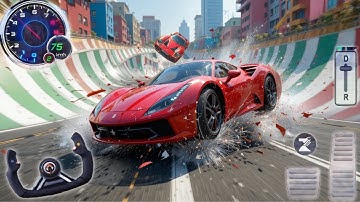 Car Crash Driving Test Game 3D | BeamNG Drive Satisfying Car Crashes - Android Gameplay