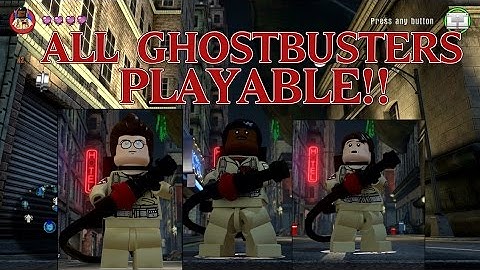 LEGO Dimensions - ALL GHOSTBUSTERS PLAYABLE! Peter, Ray, Egon and Winston