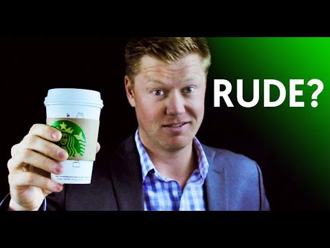 How to Respond when Someone is RUDE to You. Starbucks Real-Life Example.