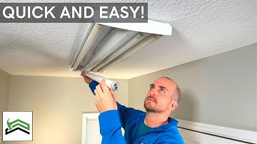 How to Change Long Light Bulbs | T12 Fluorescent Light Bulbs