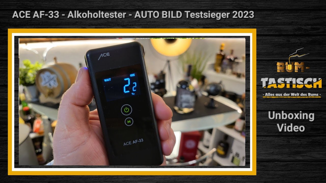 Unboxing: ACE AF-33 - Alkoholtester - AUTO BILD Testsieger 2023