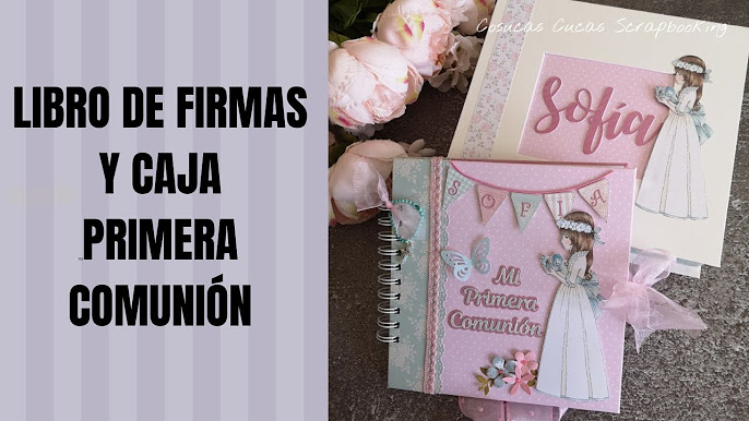 LIBRO DE FIRMAS COMUNIÓN | PERSONALIZADO | NIÑA | CAPRITX HOME