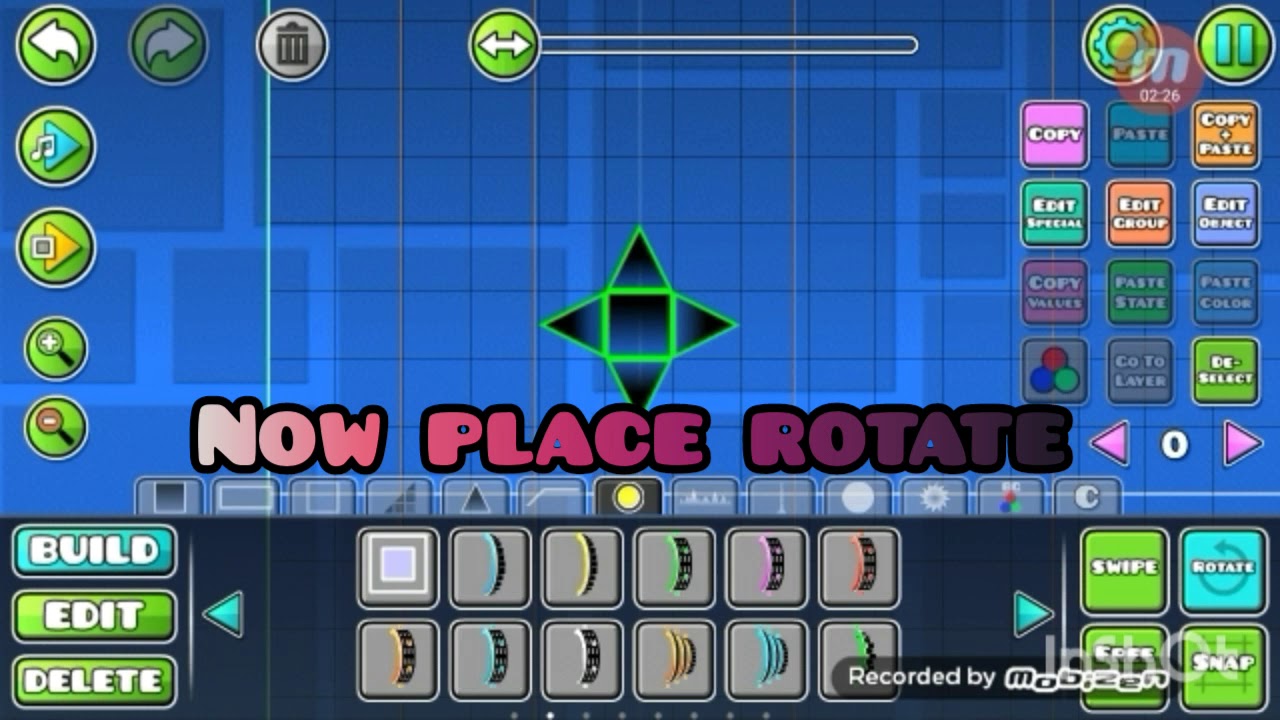 How to use trigers: move, rotate, alpha in geometry dash - YouTube