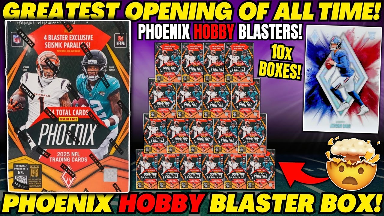 *The GREATEST Opening Of ALL-TIME?!🤯 2025 Phoenix Football HOBBY Blaster Box Review!🏈