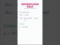 Differentiation Formulas: Cosine Rule
