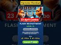 Hamster Kombat Gamedev Heroes Daily Combo 23 April 2026 #hamsterkombat #combo #gaming #