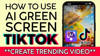How to Create AI Green Screen Trend Tiktok Video 2022 screenshot 2