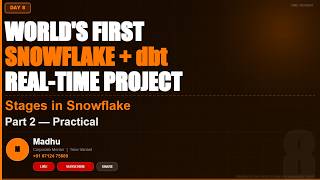 Stages in Snowflake Part 2 Practical | Time Variant #Snowflake #InternalStage