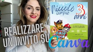 HOW TO MAKE AN INVITATION ON CANVA | Simple, novice-proof! screenshot 5