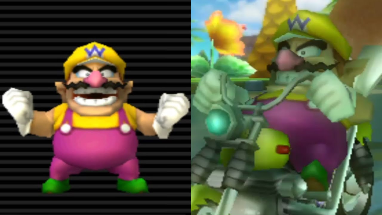 Mario Kart Wii - Wario gameplay (Flower Cup/50cc)