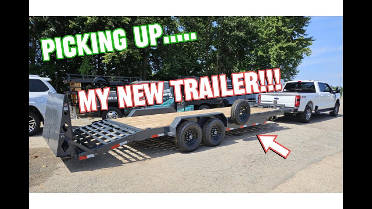 GETTING HITCHED!!! New 2024 LAMAR 24 foot 14KLB Equipment Trailer