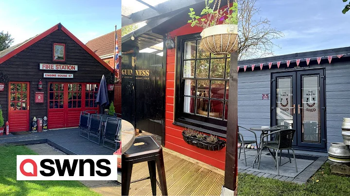 Britain's best 'man caves' in the final of Pub Shed of the Year 2023 | SWNS