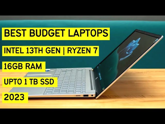 Best Budget Laptops with 16GB RAM | Intel Gen CPU | Ryzen 7 Upto 1TB SSD - YouTube