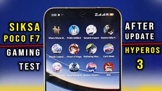 Siksa POCO F7  Test Gaming After Update HyperOS 3.0 Makin Panas ? Di Limit ? screenshot 1