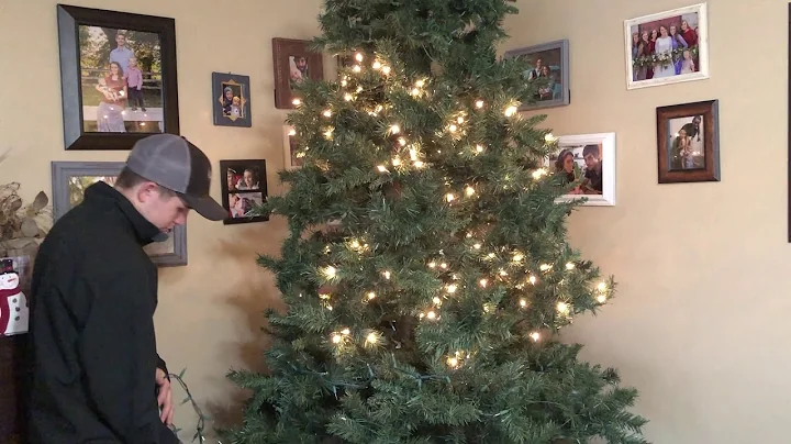 Setting Up the Christmas Tree with Uncle James -Di...