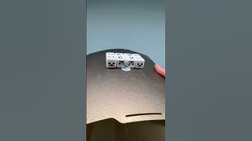 3d printed Minecraft skeleton fidget! #Fidget #meme #minecraft #3dprinting #3dprinted #asmr