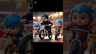 Baby ninja 😍 bike riding Race #love #marvel #edit #automobile #bikerace #ninja #baby #babyvideo#hero