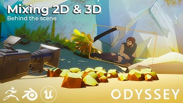 Odyssey Showcase | Ulysse vs Cyclop - Behind the Scene | Mixing ZBrush, Blender, Unreal & Odyssey