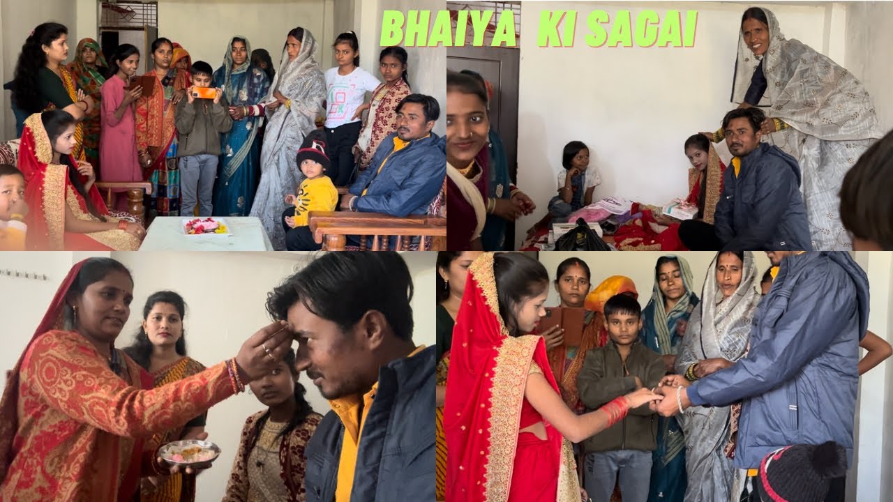 Mangal ki sagai ho gayi ￼shivangi se prayagraj  parivar#shivnandani #mangalbhaipatel #familyvlog