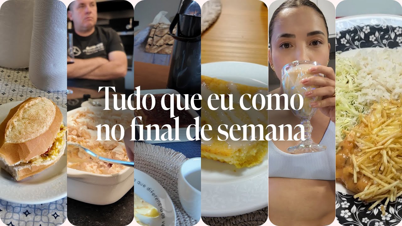 Tudo que eu comi...  SEM FILTRO! Errei muito?