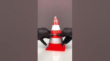 Fun with road cone | Experiment No.493 | Funny Tricks #Experiment #Tips #Shorts #ytshorts