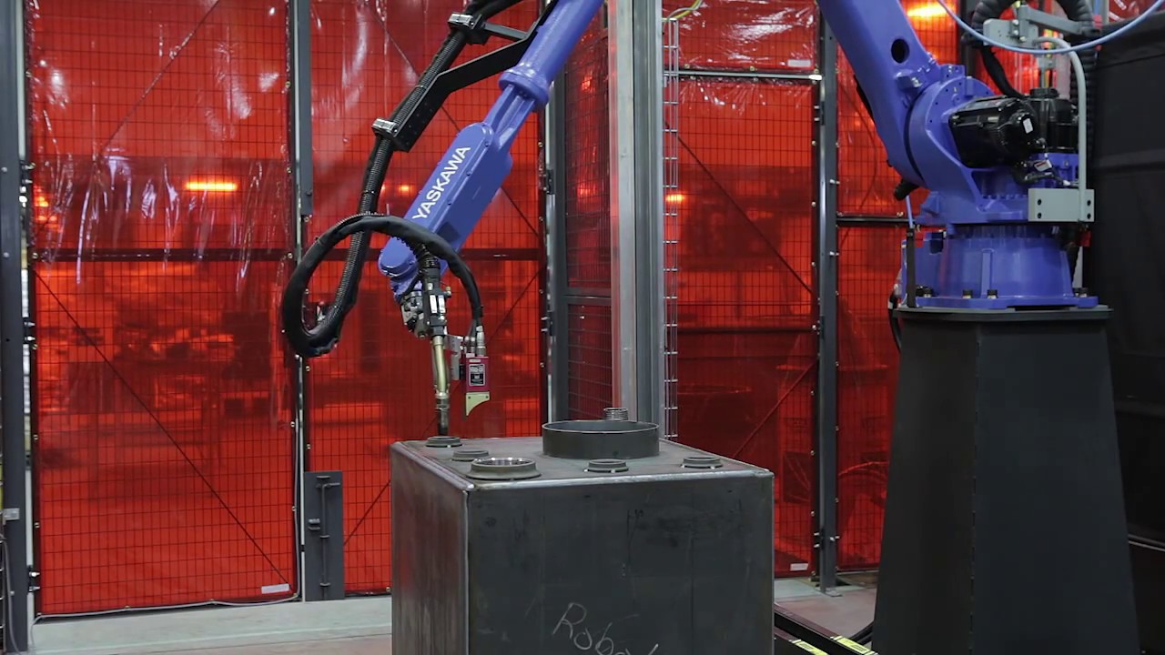 Robotic Welding of Oil Storage Tanks YouTube