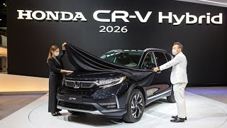 2026年新型ホンダCR-Vハイブリッド徹底レビュー！デザイン・走り・快適性が進化した最強SUV登場！