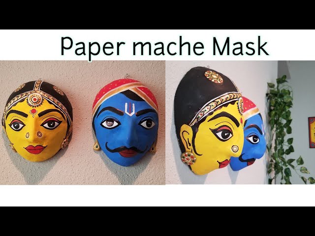 How to Make Easy Paper Mache Masks